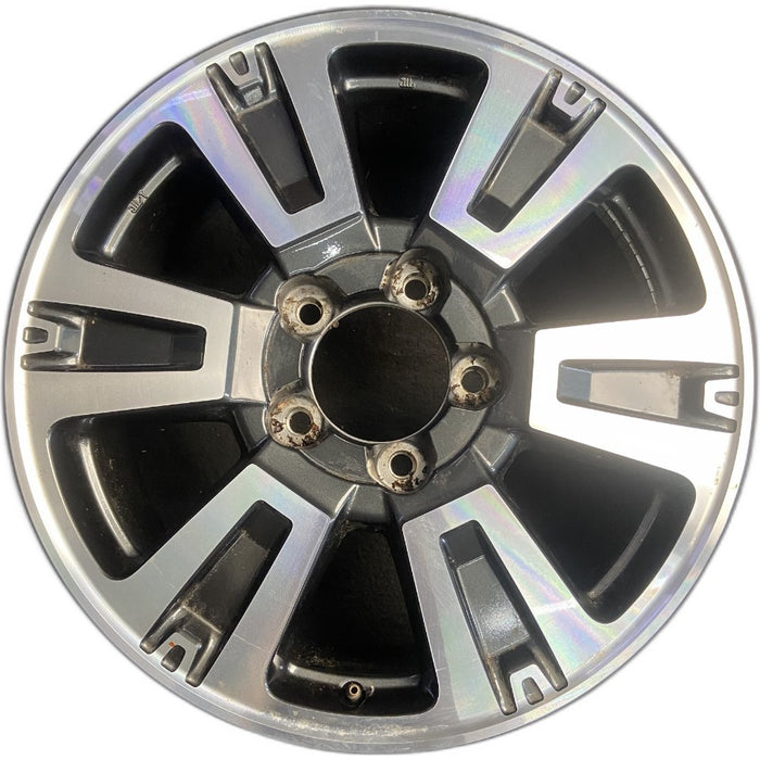 20" TUNDRA 18-21 20x8 alloy 6 spoke exposed lug nuts black inlay Original OEM Wheel Rim