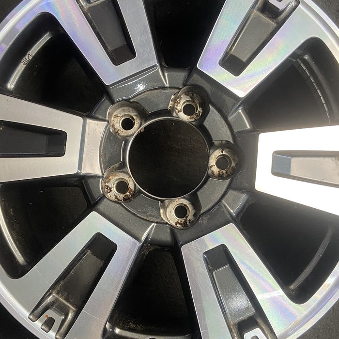 20" TUNDRA 18-21 20x8 alloy 6 spoke exposed lug nuts black inlay Original OEM Wheel Rim