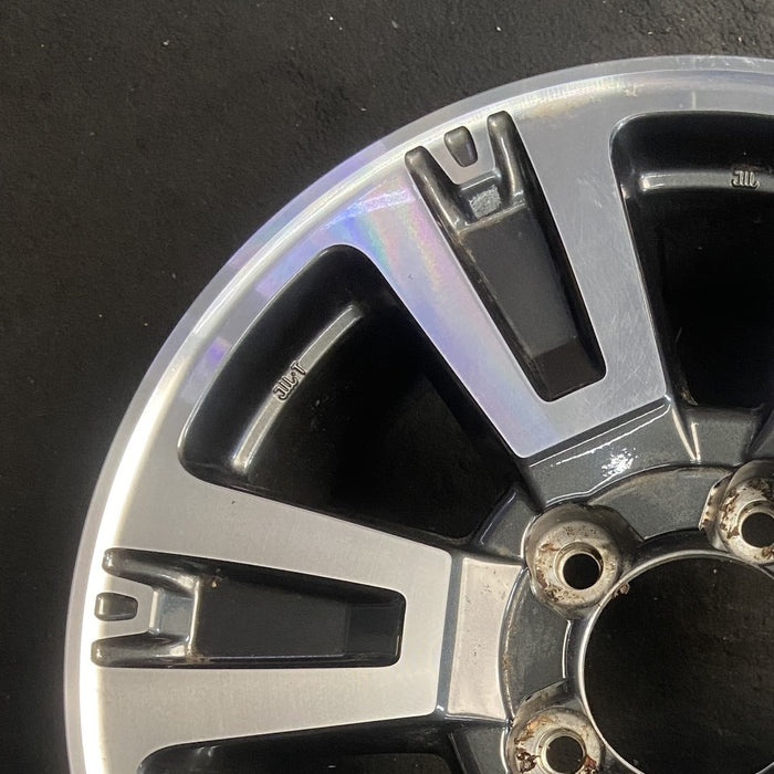 20" TUNDRA 18-21 20x8 alloy 6 spoke exposed lug nuts black inlay Original OEM Wheel Rim
