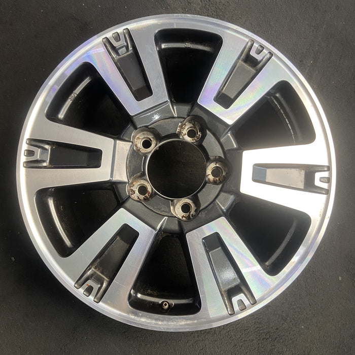 20" TUNDRA 18-21 20x8 , 6 spoke, exposed lug nuts, black inlay Original OEM - Additional View