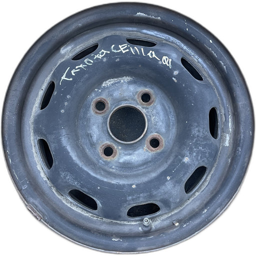 13" CELICA 86-87 13x5.5, steel, 9 hole Original OEM Wheel Rim - Front View