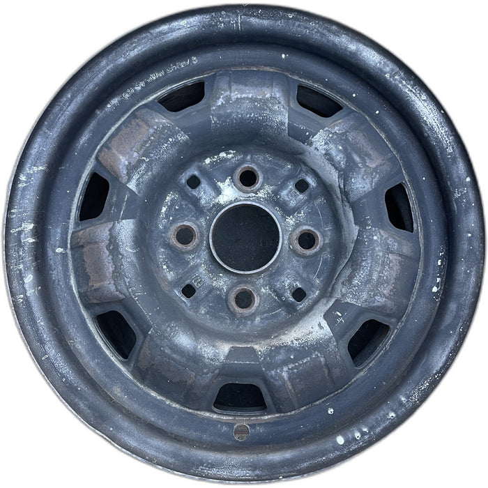 13" CELICA 86 13x5.5, steel, 7 hole Original OEM Wheel Rim - Front View
