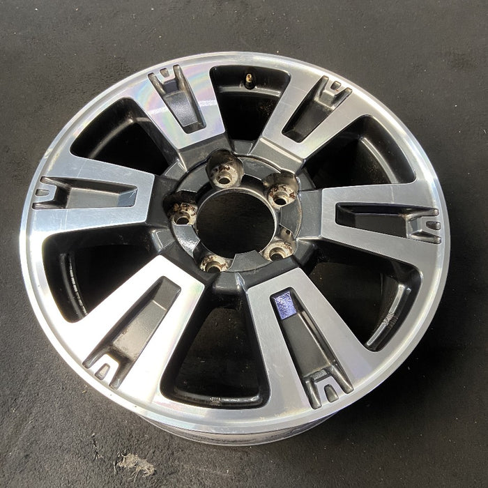 20" TUNDRA 18-21 20x8 alloy 6 spoke exposed lug nuts black inlay Original OEM Wheel Rim