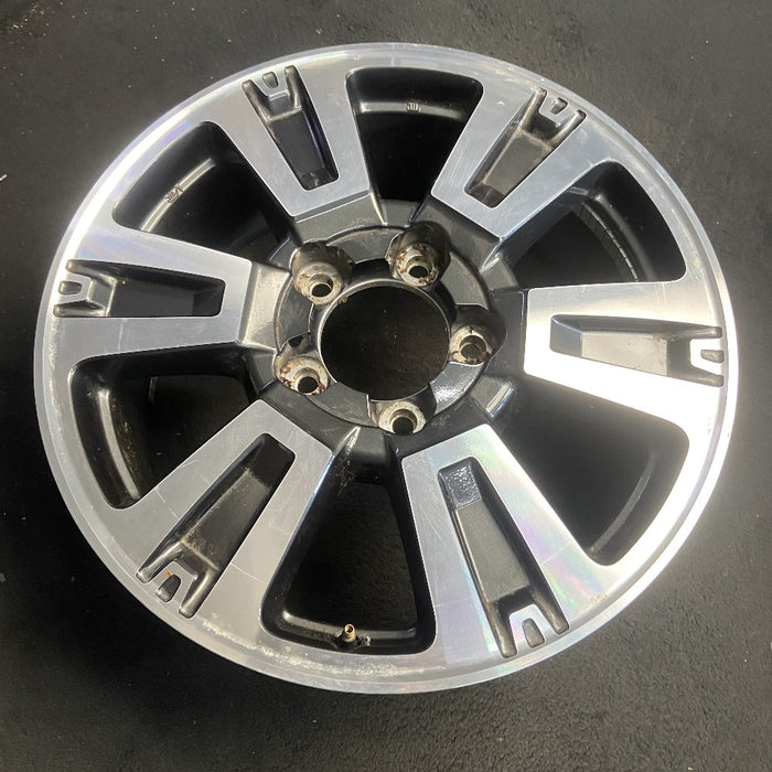 20" TUNDRA 18-21 20x8 alloy 6 spoke exposed lug nuts black inlay Original OEM Wheel Rim