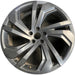 20" ATLAS 22 20x8, 5 spoke, V spoke, black Original OEM Wheel Rim - Front View