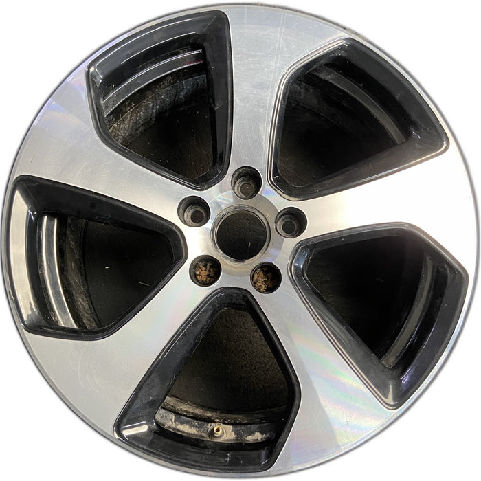 18" GOLF 14 , 18x7.5 , 5 spoke, single spoke, Austin Original OEM Wheel Rim - Front View