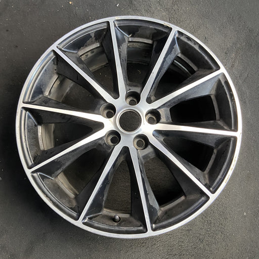 19" MUSTANG 15 19x8.5 , , straight spoke, machined face Original OEM Wheel Rim - Additional View