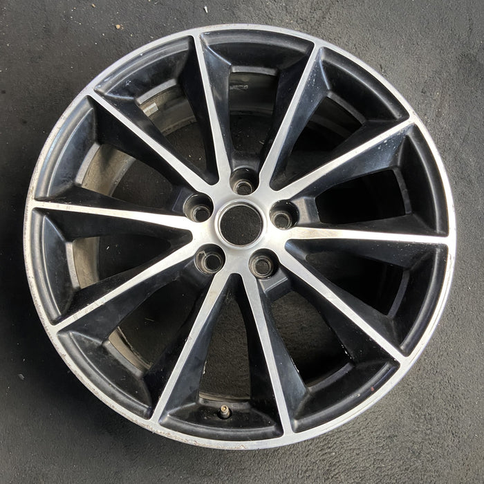 19" MUSTANG 15 19x8.5 , , straight spoke, machined face Original OEM Wheel Rim - Additional View