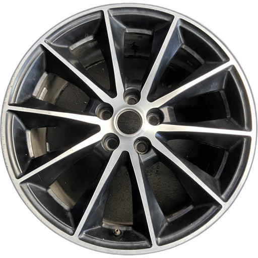 19" MUSTANG 15 19x8.5 , , straight spoke, machined face Original OEM Wheel Rim - Front View