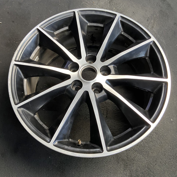 19" MUSTANG 15 19x8.5 , , straight spoke, machined face Original OEM Wheel Rim - View 7