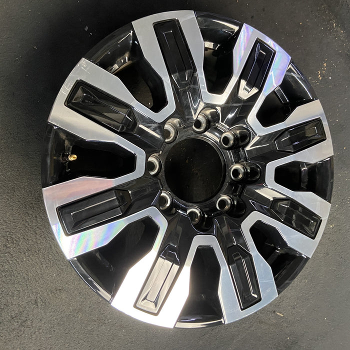 20" SIERRA 2500 PICKUP 24 20x8.5, 8 spoke, raised spoke , black inserts - View 7
