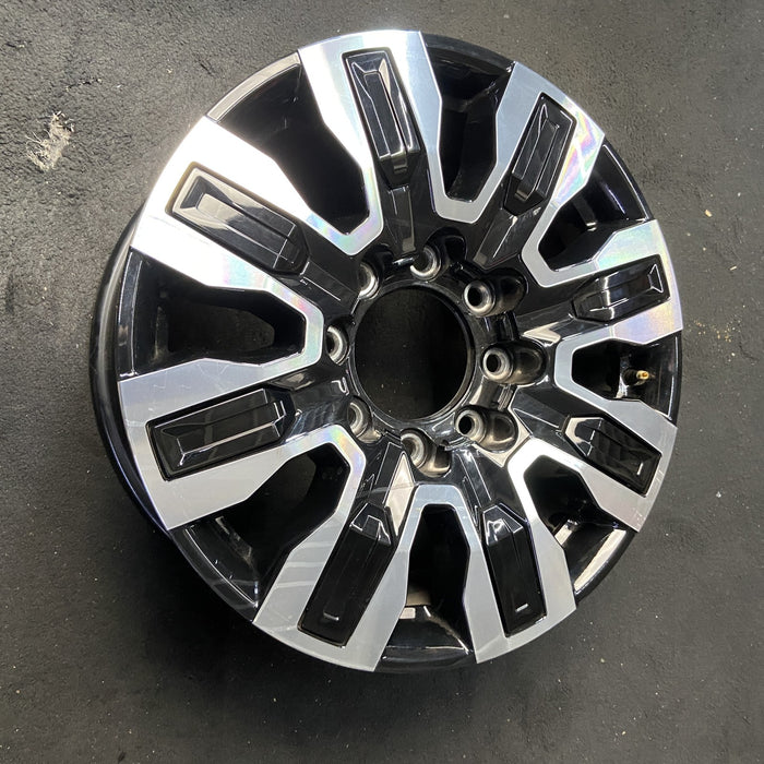 20" SIERRA 2500 PICKUP 24 20x8.5, 8 spoke, raised spoke , black inserts - View 8