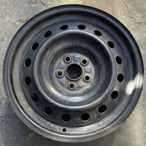 16" COROLLA 09-16 16x6.5, steel Original OEM Wheel Rim - Front View