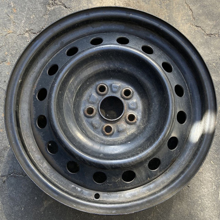 16" COROLLA 09-16 16x6.5, steel Original OEM Wheel Rim - Front View