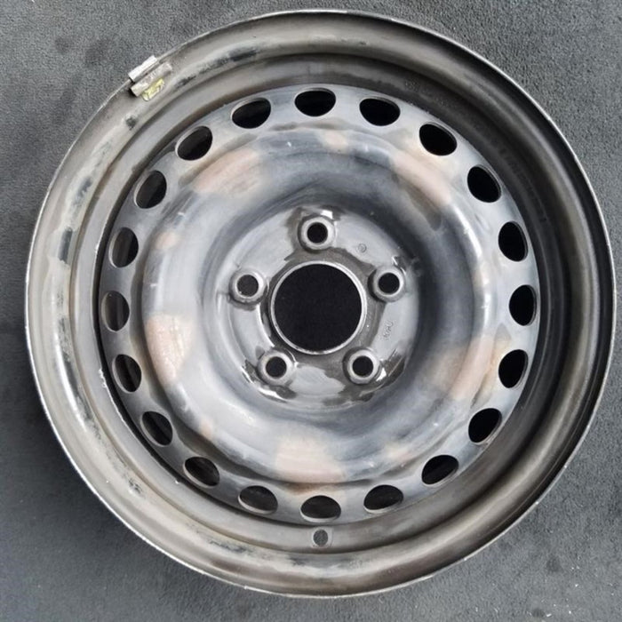 15" ELANTRA 17-20 15x6, steel Original OEM Wheel Rim - Front View