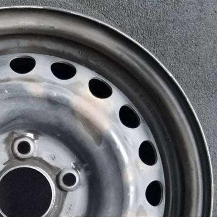 15" ELANTRA 17-20 15x6, steel Original OEM Wheel Rim - Close-Up Detail