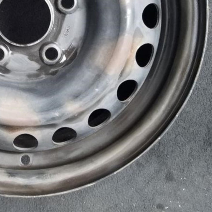15" ELANTRA 17-20 15x6, steel Original OEM Wheel Rim - Back View