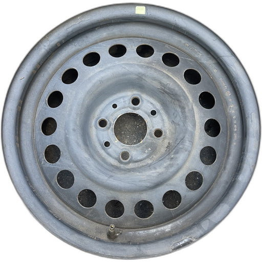 15" FIAT 500 12-13 , 15x6, steel Original OEM Wheel Rim - Front View