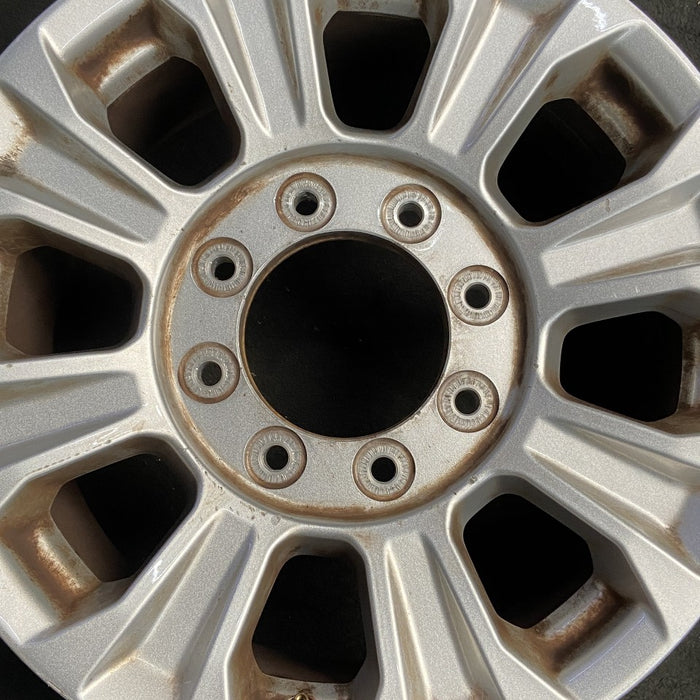 18" FORD F250SD PICKUP 20-22 18x8 aluminum 8 spoke silver Original OEM Wheel Rim