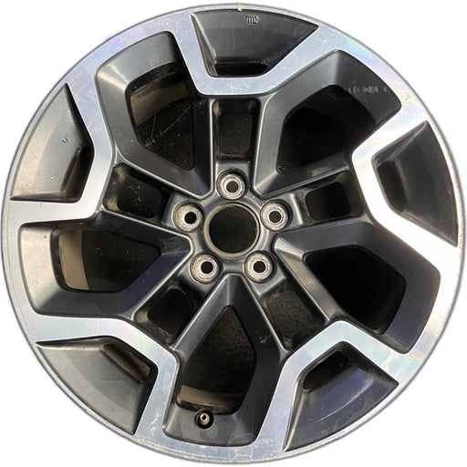 17" XV CROSSTREK 16-17 17x7 , 5 spoke, open spoke Original OEM Wheel Rim - Front View