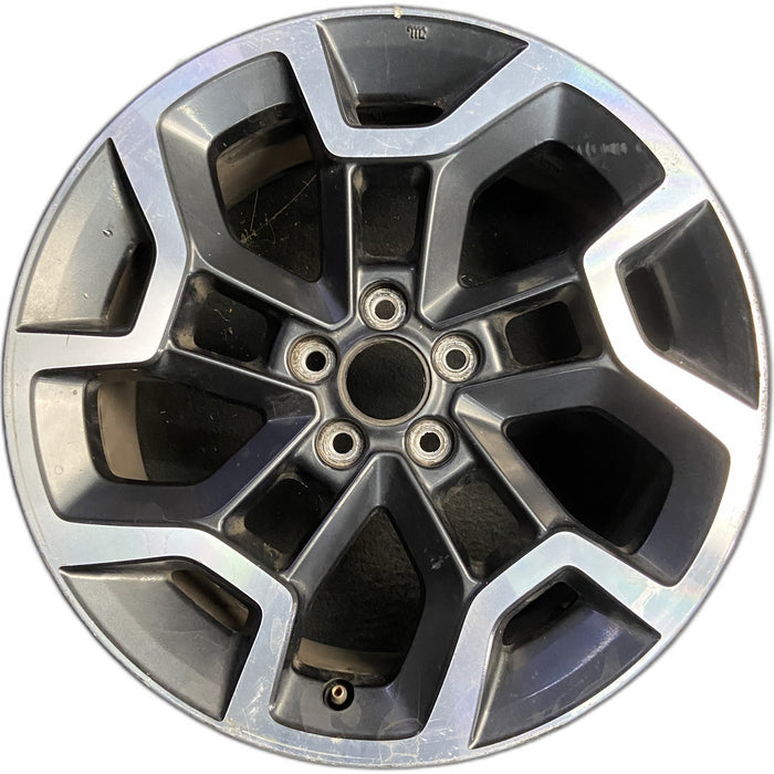 17" XV CROSSTREK 16-17 17x7 , 5 spoke, open spoke Original OEM Wheel Rim - Front View