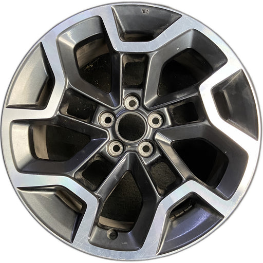 17" XV CROSSTREK 16-17 17x7 , 5 spoke, open spoke Original OEM Wheel Rim - Front View
