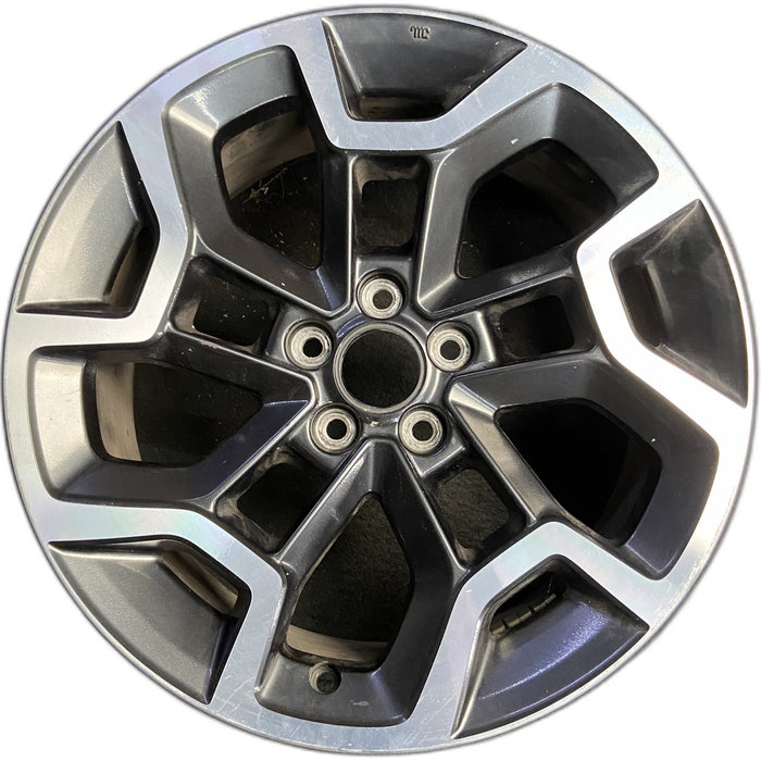 17" XV CROSSTREK 16-17 17x7 , 5 spoke, open spoke Original OEM Wheel Rim - Front View