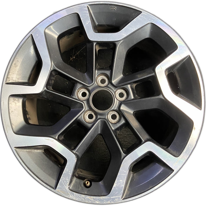 17" XV CROSSTREK 16-17 17x7 , 5 spoke, open spoke Original OEM Wheel Rim - Front View