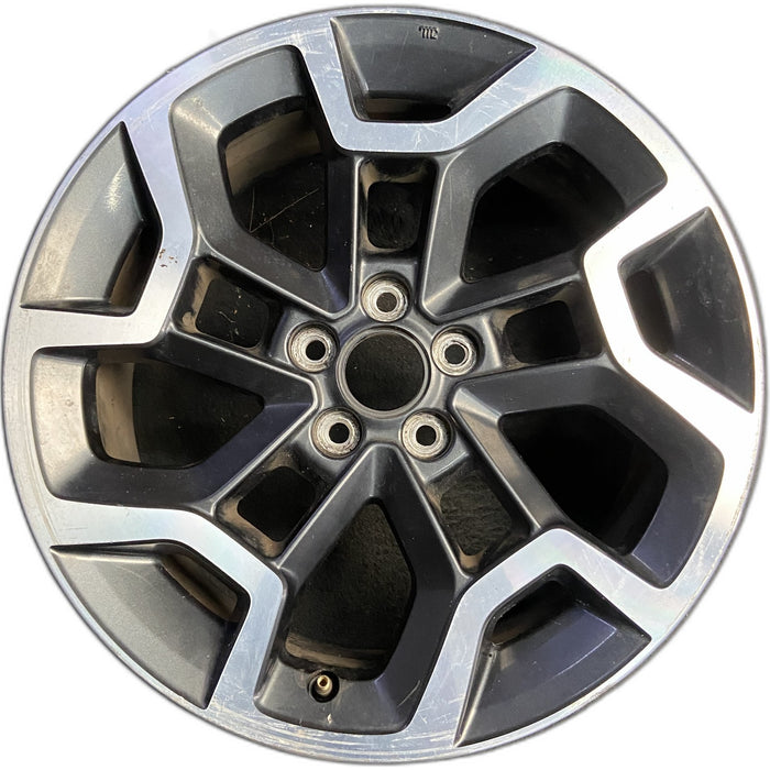 17" XV CROSSTREK 16-17 17x7 , 5 spoke, open spoke Original OEM Wheel Rim - Front View