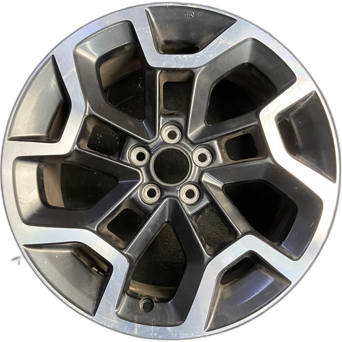 17" XV CROSSTREK 16-17 17x7 , 5 spoke, open spoke Original OEM Wheel Rim - Front View