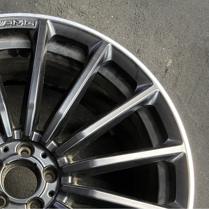 22" MERCEDES GLS-CLASS 21-25 167 Type GLS63 22x10 15 spoke black Original OEM Wheel Rim