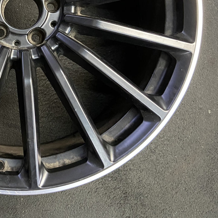 22" MERCEDES GLS-CLASS 21-25 167 Type GLS63 22x10 15 spoke black Original OEM Wheel Rim