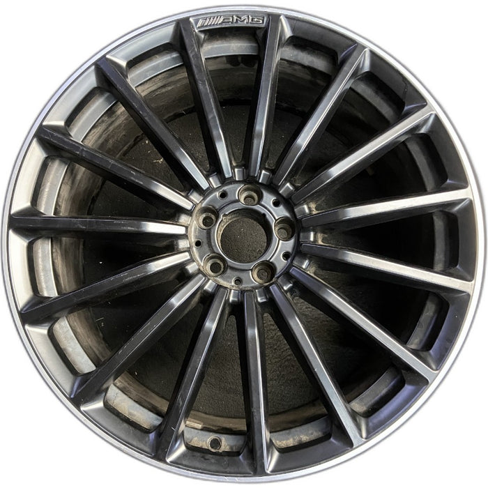 22" MERCEDES GLS-CLASS 21-25 167 Type GLS63 22x10 15 spoke black Original OEM Wheel Rim