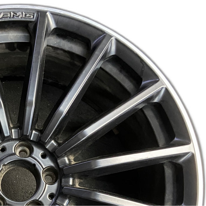 22" MERCEDES GLS-CLASS 21-25 167 Type GLS63 22x10 15 spoke black Original OEM Wheel Rim