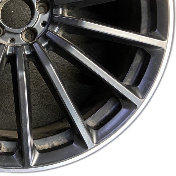 22" MERCEDES GLS-CLASS 21-25 167 Type GLS63 22x10 15 spoke black Original OEM Wheel Rim