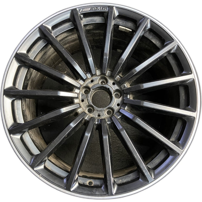 22" MERCEDES GLS-CLASS 21-25 167 Type GLS63 22x11.5 15 spoke black Original OEM Wheel Rim