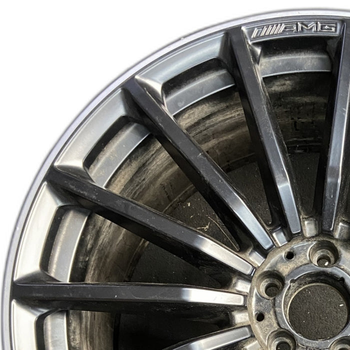 22" MERCEDES GLS-CLASS 21-25 167 Type GLS63 22x11.5 15 spoke black Original OEM Wheel Rim