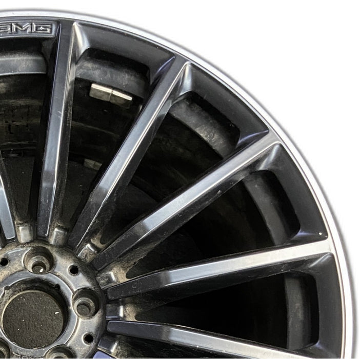 22" MERCEDES GLS-CLASS 21-25 167 Type GLS63 22x11.5 15 spoke black Original OEM Wheel Rim
