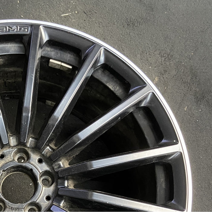 22" MERCEDES GLS-CLASS 21-25 167 Type GLS63 22x11.5 15 spoke black Original OEM Wheel Rim