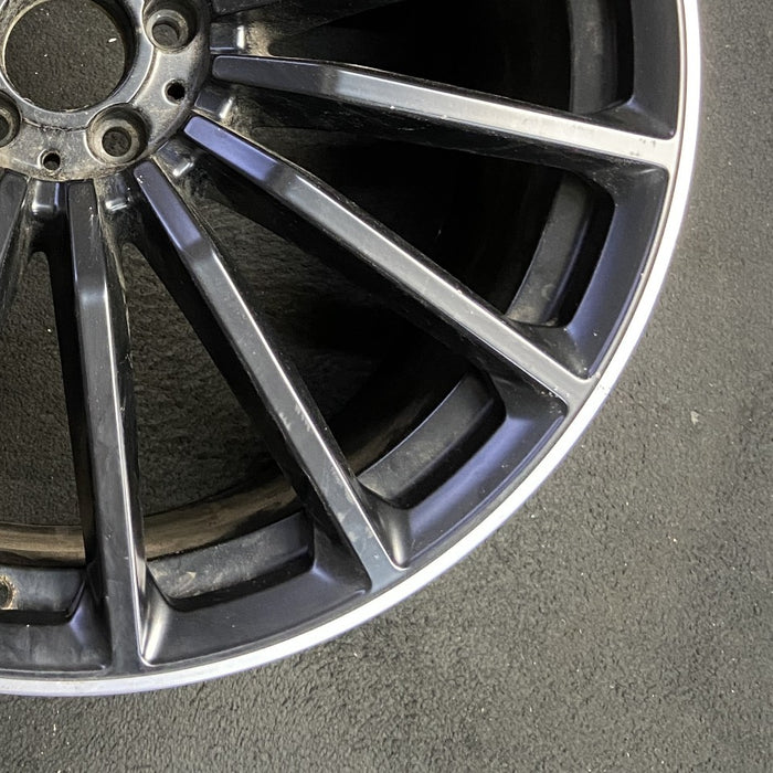 22" MERCEDES GLS-CLASS 21-25 167 Type GLS63 22x11.5 15 spoke black Original OEM Wheel Rim