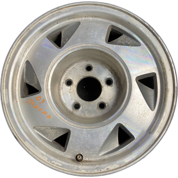 15" BLAZER S10/JIMMY S15 95-97 4x2, 15x7, aluminum, 6 slot, recessed center cap - Front View