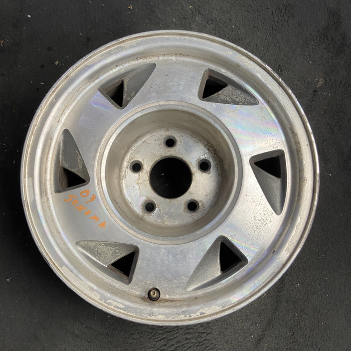 15" BLAZER S10/JIMMY S15 95-97 4x2, 15x7, aluminum, 6 slot, recessed center cap - Additional View