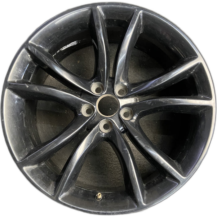 20" CHALLENGER 16-17 20x8 , 5 V spoke, Original OEM Wheel Rim - Front View