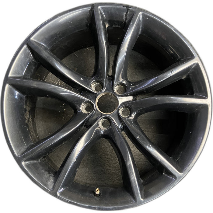 20" CHALLENGER 16-17 20x8 , 5 V spoke, Original OEM Wheel Rim - Front View