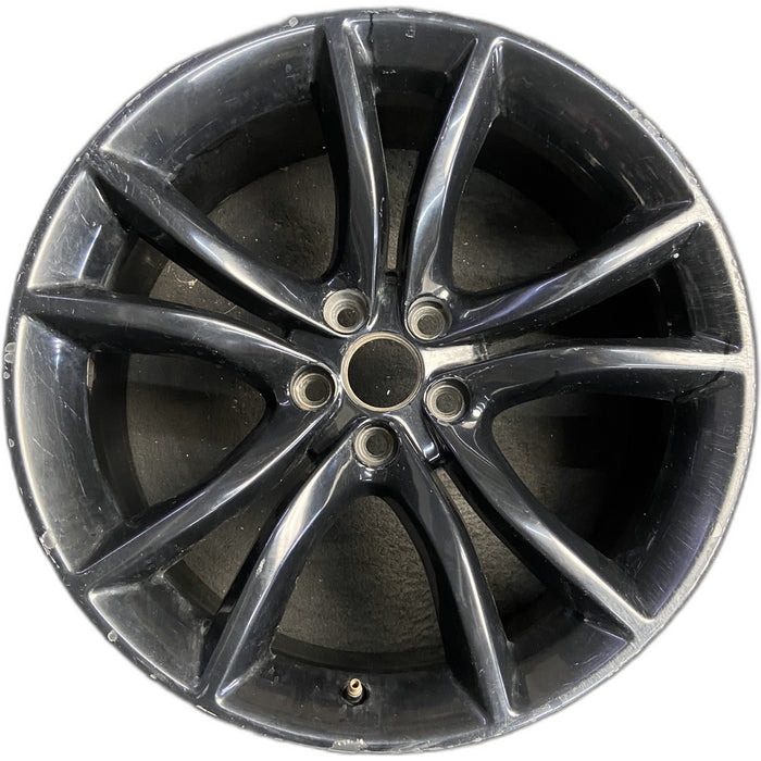 20" CHALLENGER 16-17 20x8 , 5 V spoke, Original OEM Wheel Rim - Front View