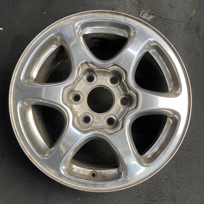 17" SIERRA 1500 PICKUP 01 17x7.5 , fully polished Original OEM Wheel Rim - Additional View