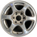 17" SIERRA 1500 PICKUP 01 17x7.5 , fully polished Original OEM Wheel Rim - Front View