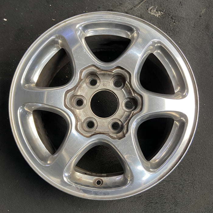 17" SIERRA 1500 PICKUP 01 17x7.5 , fully polished Original OEM Wheel Rim - Additional View