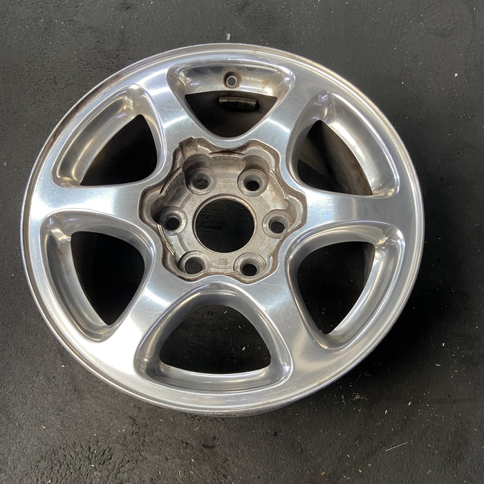 17" SIERRA 1500 PICKUP 01 17x7.5 , fully polished Original OEM Wheel Rim - View 8