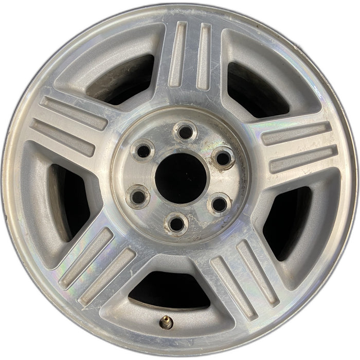 17" AVALANCHE 1500 07-08 17x7.5", aluminum, , double groove in each spoke - Front View